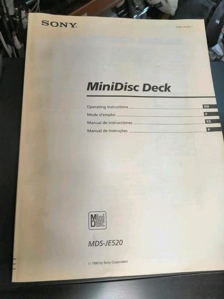 SONY MDS-JE520, MiniDisc-Deck, guter Zustand!!