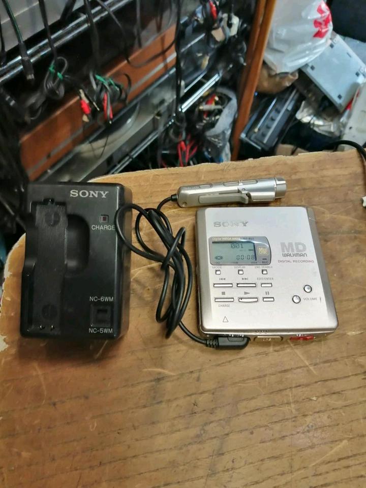 SONY MZ-R55, portable Minidisc-Recorder mit Zubehör!!!