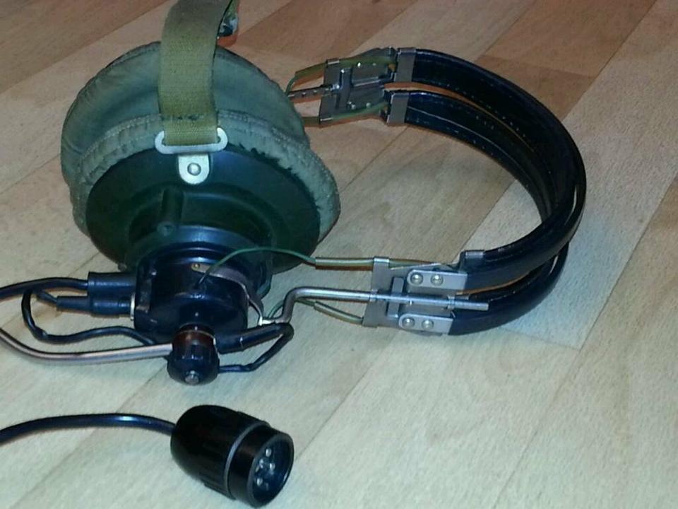 Russische Militär Headphones TA-56m; VINTAGE, 1600 Ohm, 1960