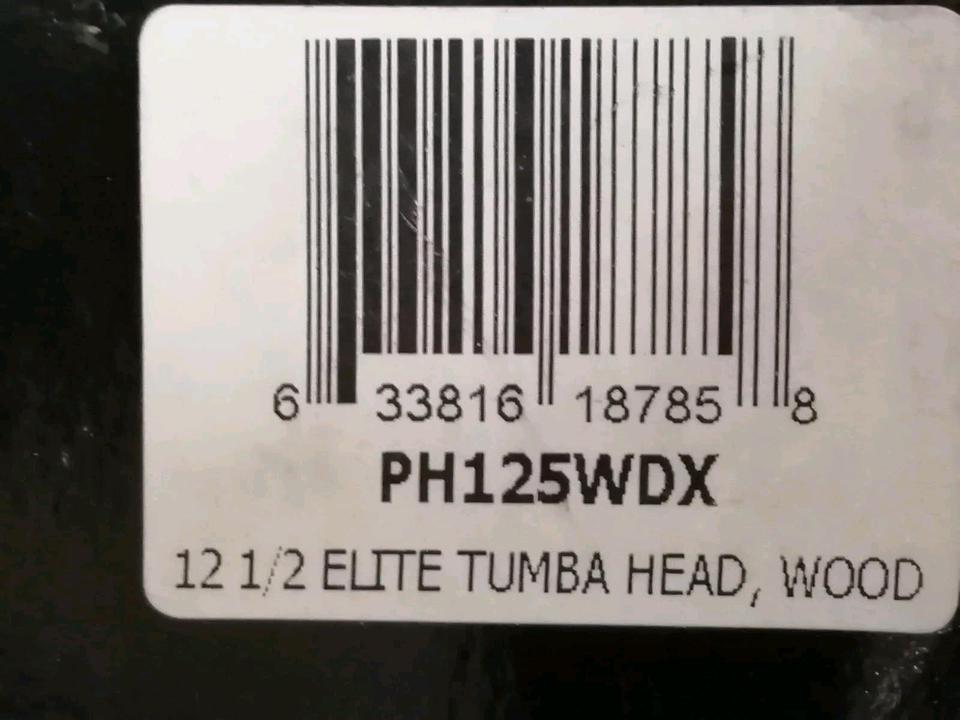 PEARL PH125WDX, 12 1/2, "TUMBA HEAD", NEU!!!