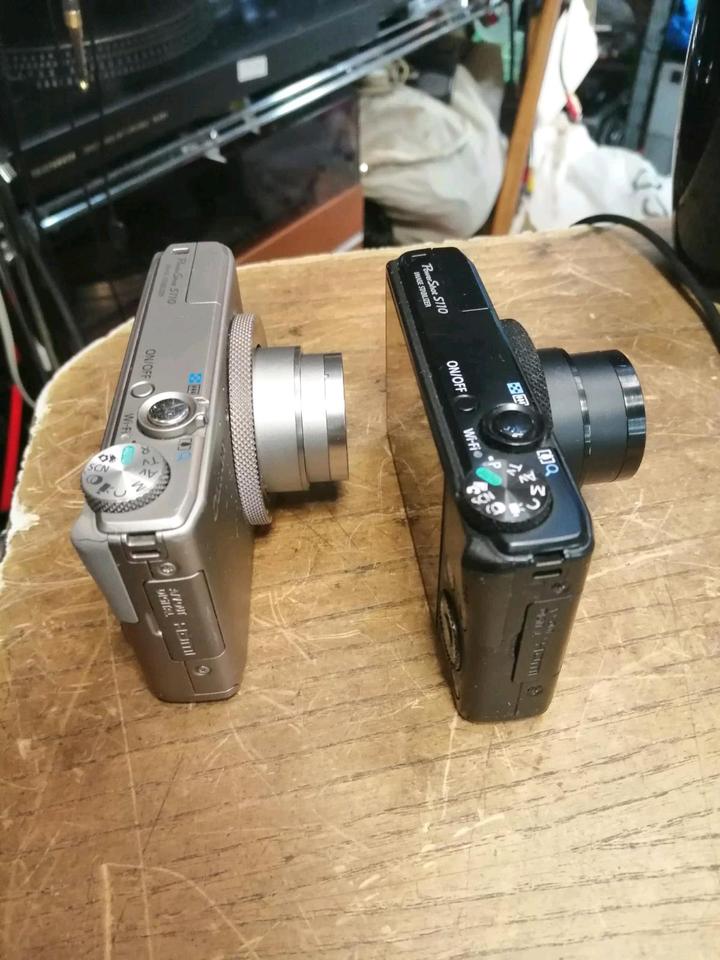 CANON POWERSHOT S110 (2 Stück) 1x silber, 1x schwarz, DEFEKT!!!