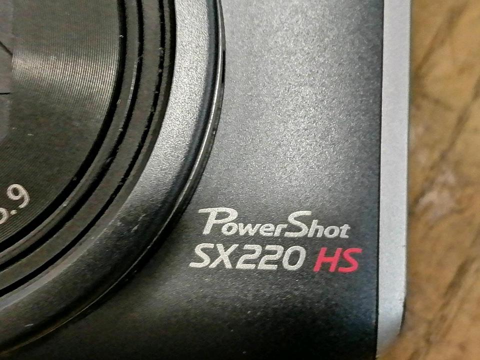 CANON PowerShot SX220 HS, Digital-Kamera mit Zubehör!!