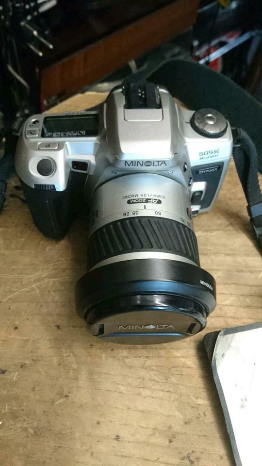 MINOLTA 505si Super (DYNAX), Analog-Camera und Objektiv, toll