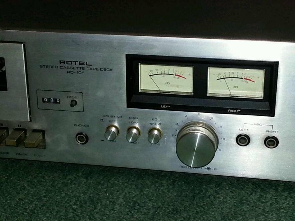 ROTEL RD-10F Stereo Cassetten Tape Deck