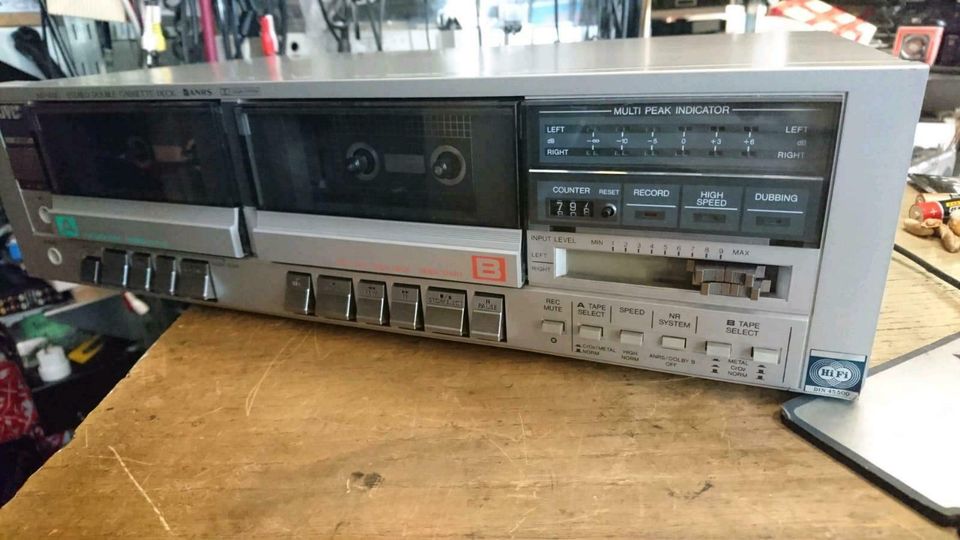 JVC KD-W110E, Doppelcassetten-Deck