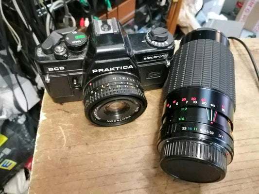 PRAKTICA BCS, Analog-Kamera mit 2 Objektiven, guter Zustand!!!