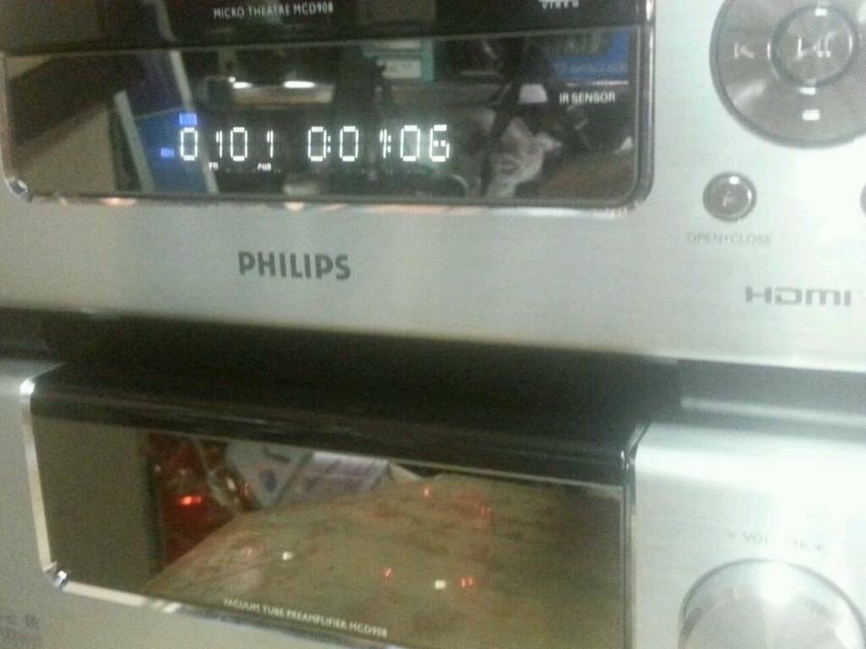 PHILIPS MCD 908 DVD-System mit Röhrenvorstufe, OHNE Boxen usw.