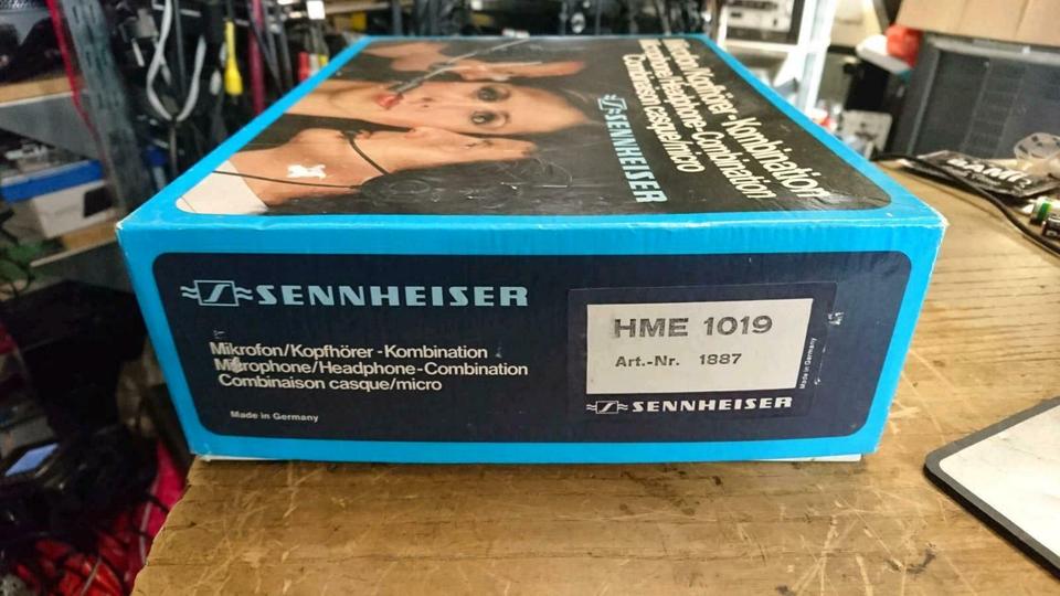 SENNHEISER HME 1019, Kopfhörer mit Mikrofon, alter Stecker