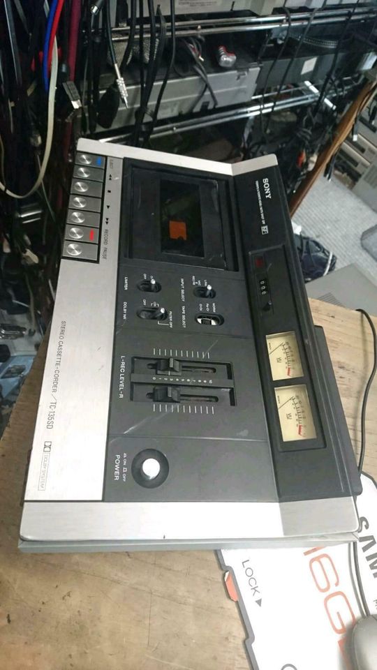 SONY TC-135SD Stereo Cassette-Corder, DEFEKT!!