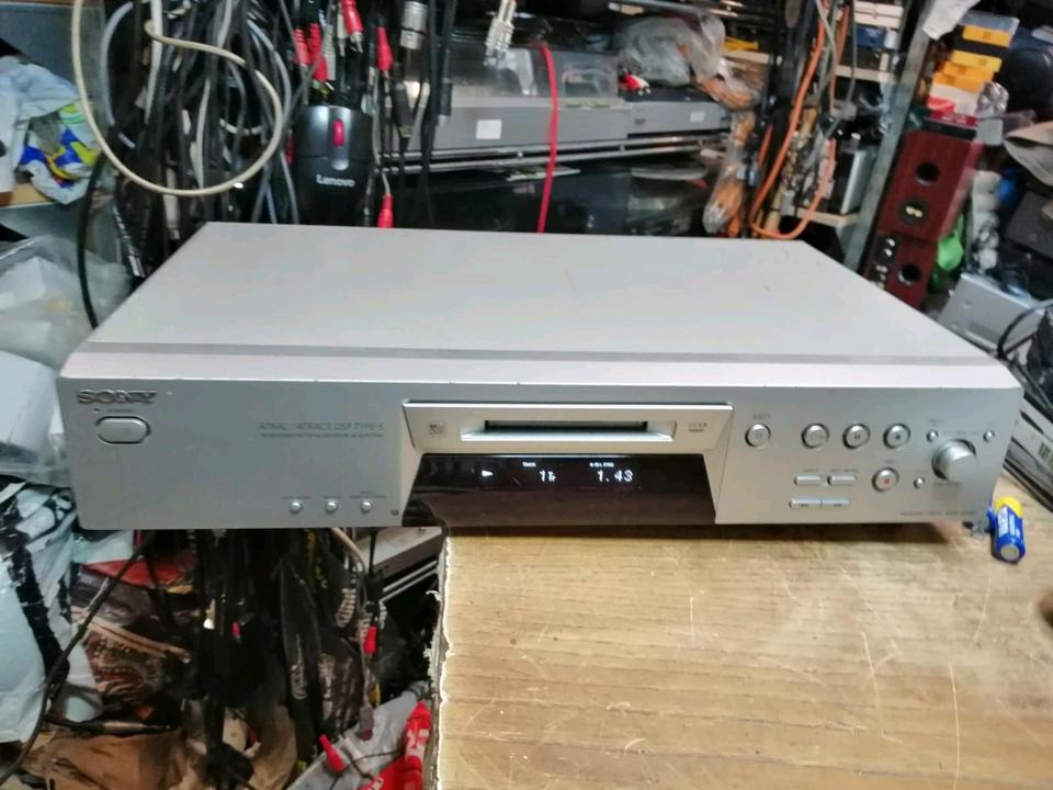SONY MDS-JE480, MiniDisc-Deck, etwas DEFEKT!!