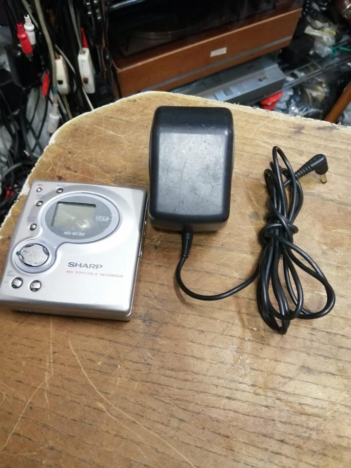 SHARP MD-MT180H(S), MiniDiscman mit Original-Adapter!!!