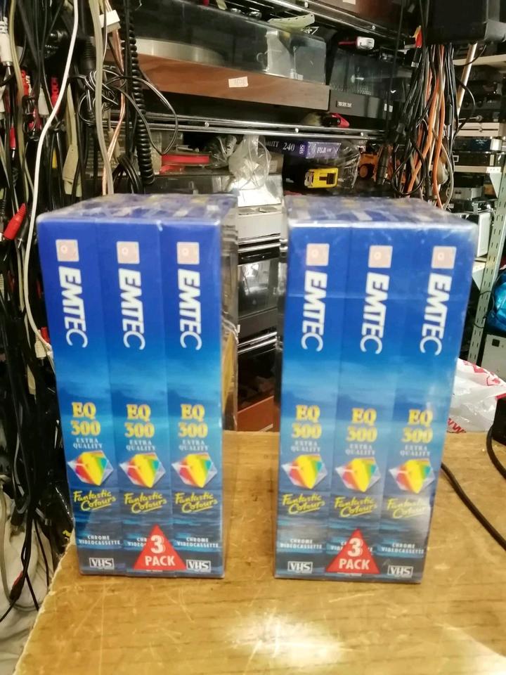 6 EMTEC EQ 300 Videocassetten, NEU und Originalverpackt!!!