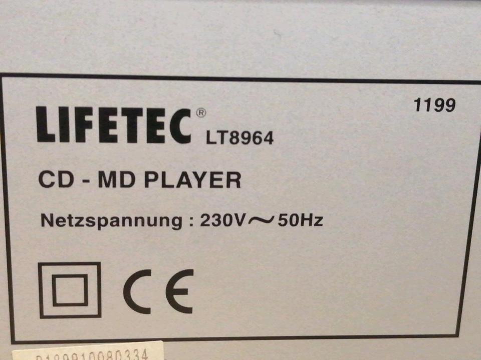 LIFETEC LT8964, CD-Player mit MD-Recorder, etwas DEFEKT!!!