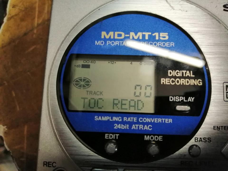 SHARP MD-MT15, Portable Minidisc-Recorder, DEFEKT!!!