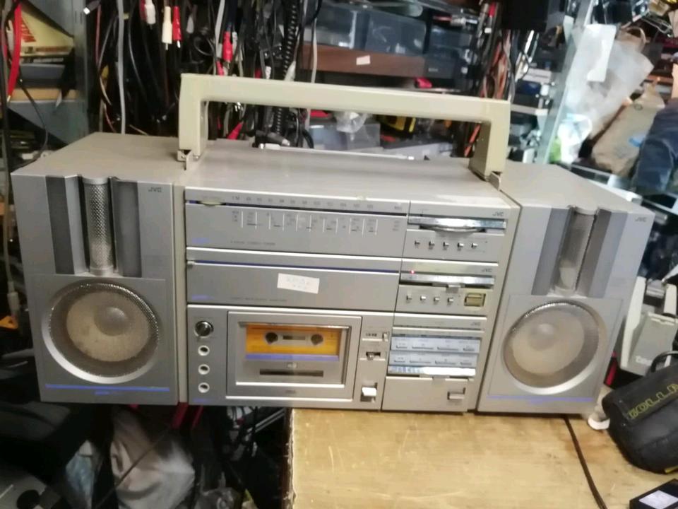 JVC PC-A5L, Radio-Cassetten-Recorder/Ghettoblaster, DEFEKT!!!