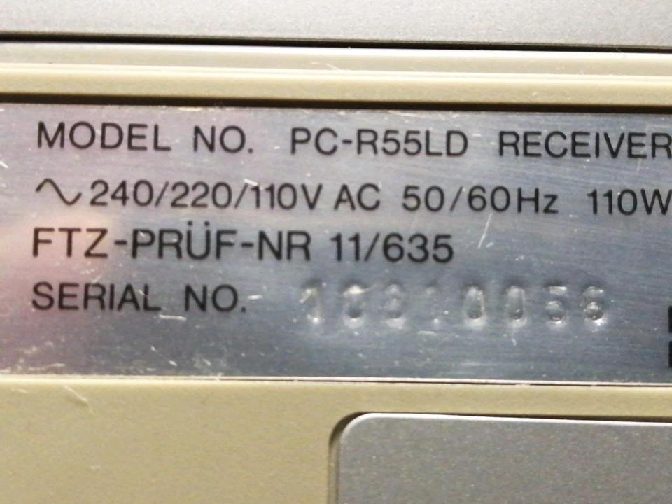 JVC PC-R55LD, Radio-Cassetten-Recorder, etwas DEFEKT!!!