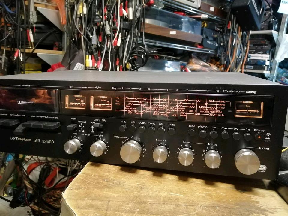 TELETON SX500, Stereo HiFi Receiver mit Cassette, guter Zustand!