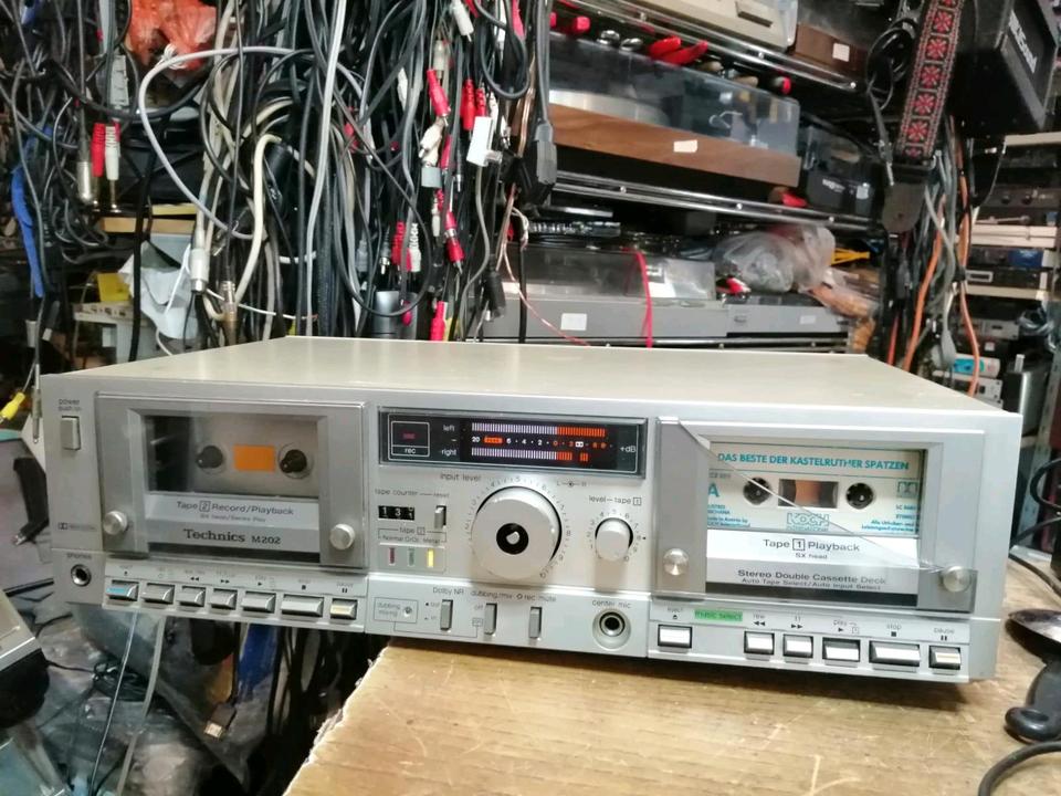 TECHNICS RS-M202, Doppel-Cassetten-Deck!