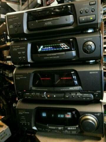 TECHNICS Stereo Anlage: Tuner, CD, Cassette, Processor, toll!