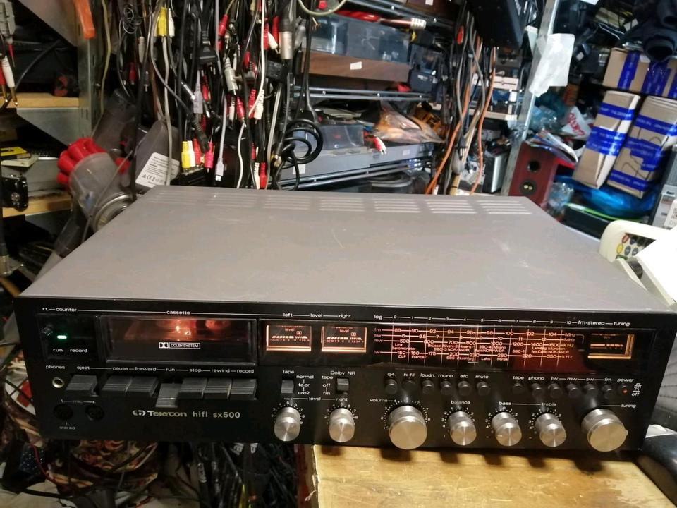 TELETON SX500, Stereo HiFi Receiver mit Cassette, guter Zustand!