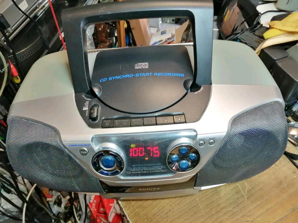 PHILIPS AZ1310/00C CD Radio Cassette-Corder, guter Zustand!!