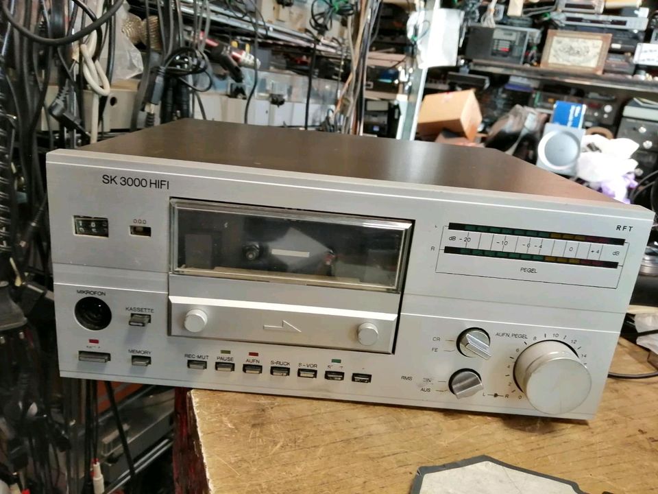 RFT SK 3000, HiFi Cassetten-Deck, DEFEKT!!!