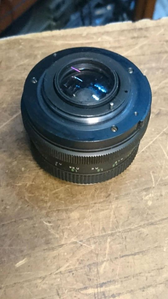 PENTACON auto 1.8/50, Objektiv und einer Linse!