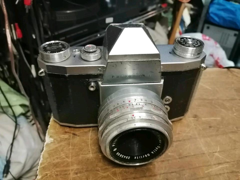 PRAKTICA IV M, Analog-Kamera mit Objektiv MEYER-OPTIK GÖRLITZ!!
