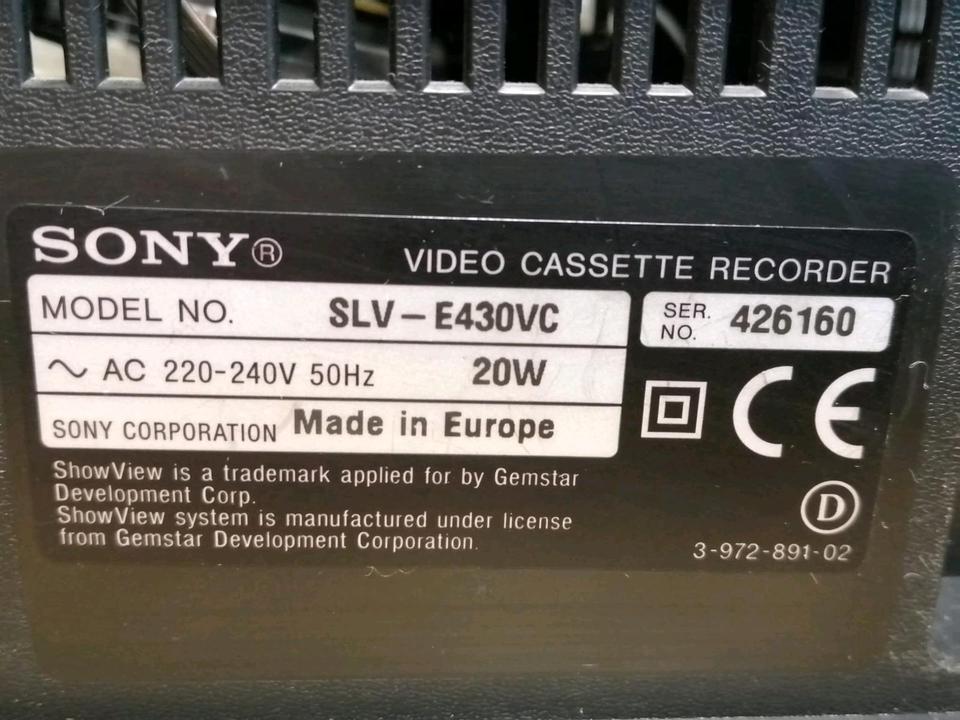 SONY SLV-E430VC, Videocassettenrecorder, guter Zustand!!!