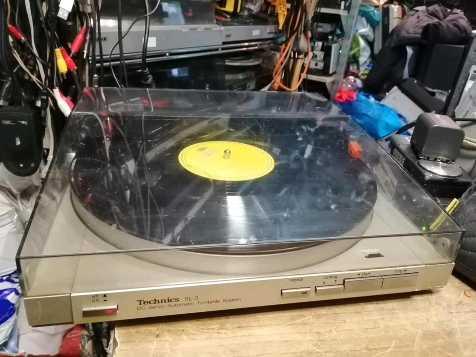 TECHNICS SL-3, Plattenspieler mit NEUEN Antriebsriemen!!!