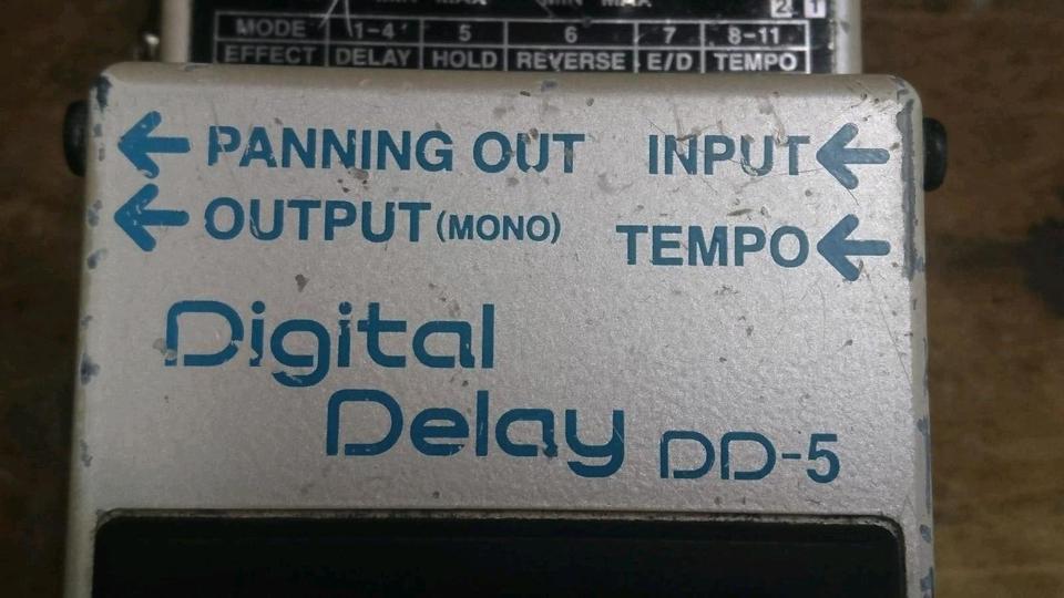 BOSS DD-5 Digital Delay, Fußpedal!!