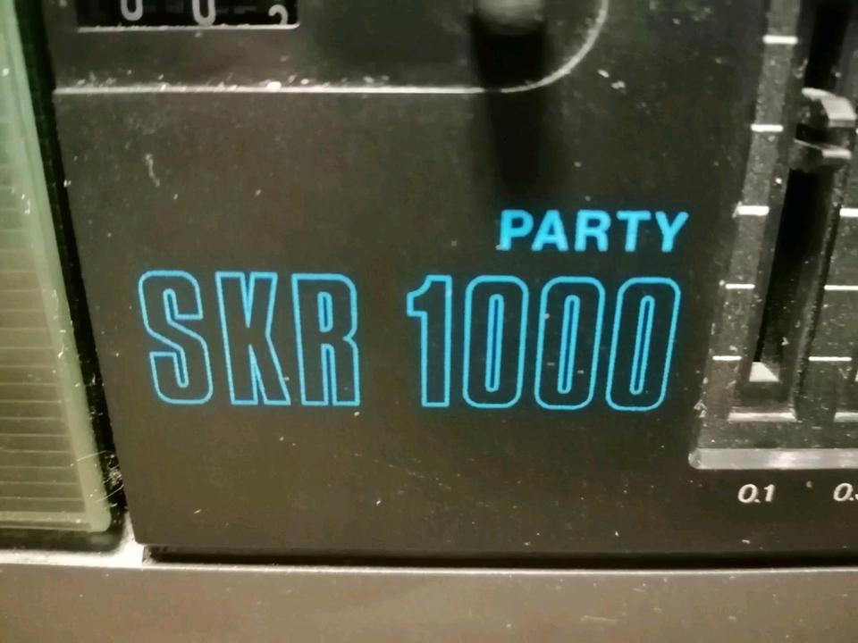 RFT SKR 1000 PARTY, Radio-Cassetten-Recorder, etwas DEFEKT!!!