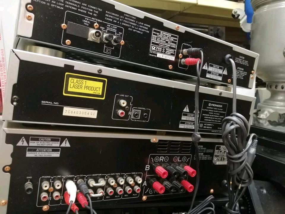 PIONEER Amplifier A-445, Tuner F-656 und CD-Player PD-4300!