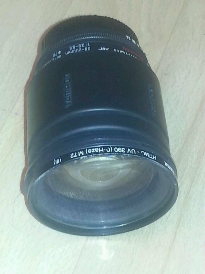 TAMRON AF 28-200mm Objektiv + Hama HTMO-UV 390, toll!