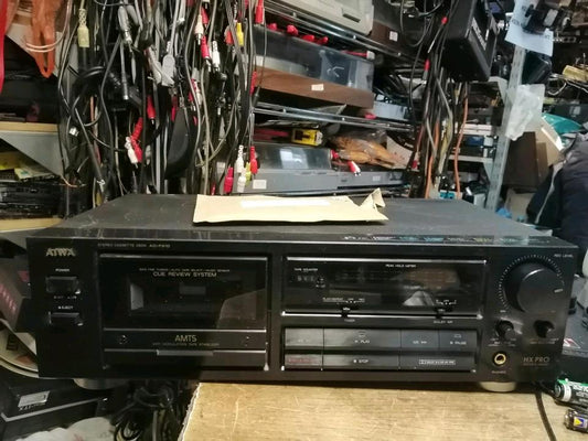 AIWA AD-F410E, Cassetten-Deck + AIWA HX PRO Discrete Circuit!!