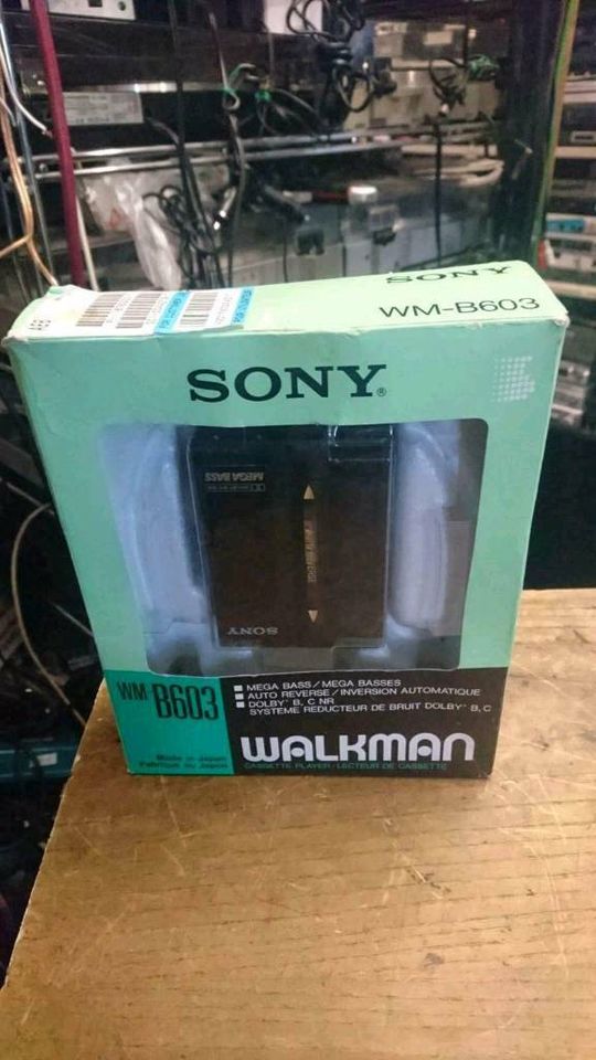 SONY WM-B603 Walkman, Originalkarton, DEFEKT!