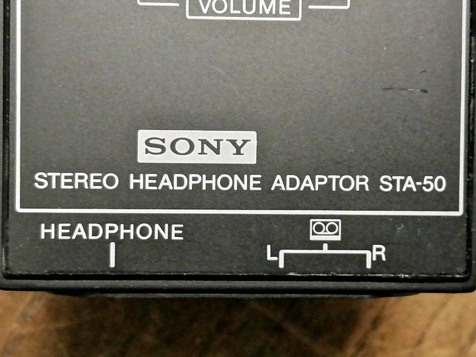 SONY STA-50, Stereo Kopfhörer Adapter für 3,5 mm - 6,3 mm Klinke!