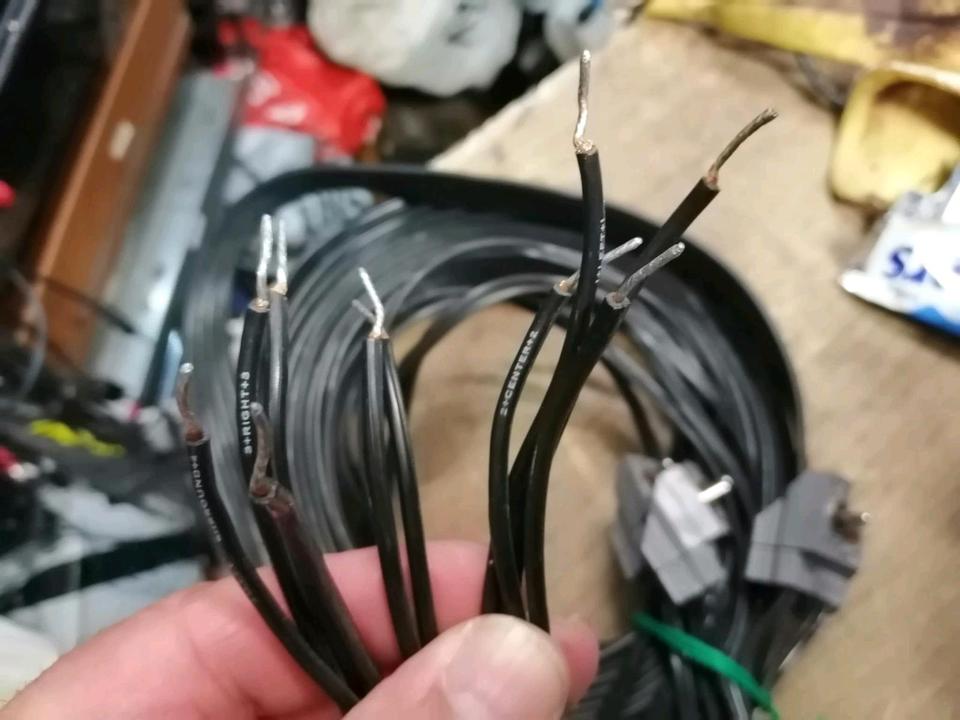3 Lautsprecherkabel awm 2468 vw-1, 18 ang unielec, guter Zustand!