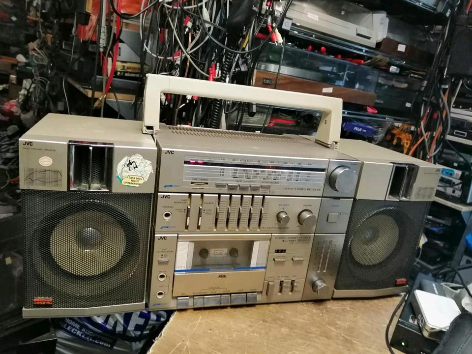 JVC PC-R11L, Radio-Cassetten-Recorder, etwas DEFEKT!!!!