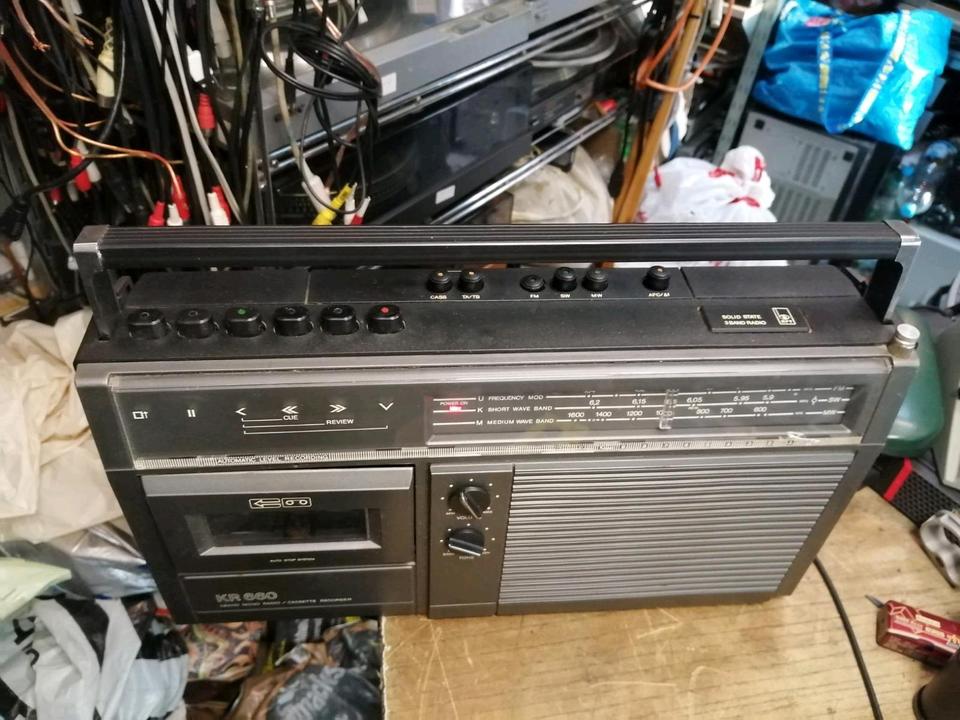 RFT KR660, Radio-Cassetten-Recorder, mit Netzkabel!!!