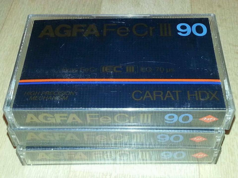 14 AGFA Audio-Cassetten; verschieden; gebraucht! Guter Zustand!