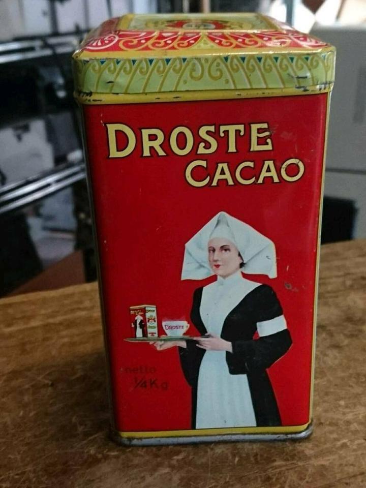 Original-Dose DROSTE CACAO, kleine Blechdose