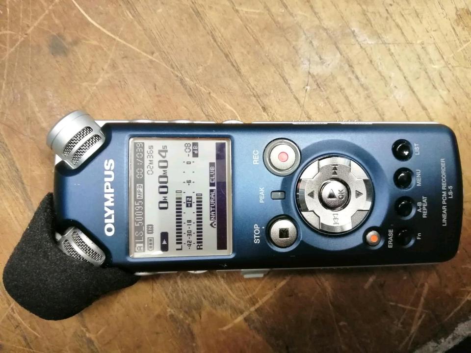 OLYMPUS LS-5, Lenear PCM Recorder mit Speicherkarte!