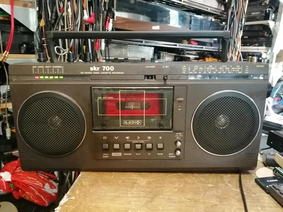 RFT SKR 700, Radio-Cassetten-Recorder, NEUER Antriebsriemen!!