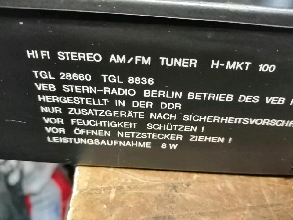 RFT HMK-T100, Tuner, etwas DEFEKT!!!