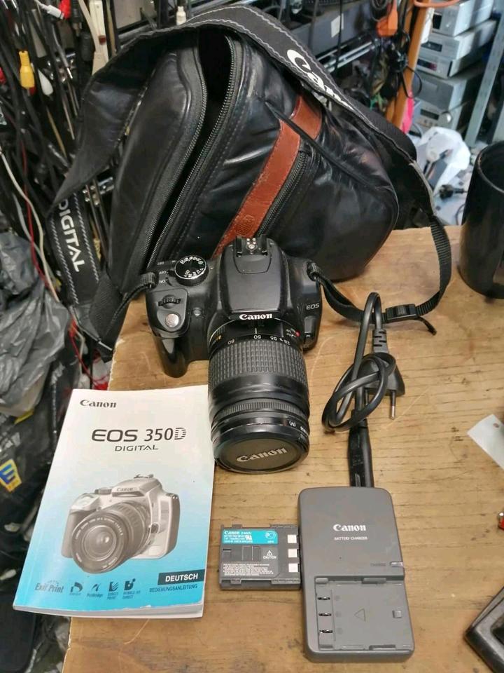 CANON EOS 350D, Digital-Kamera + Objektiv +Zubehör!!!