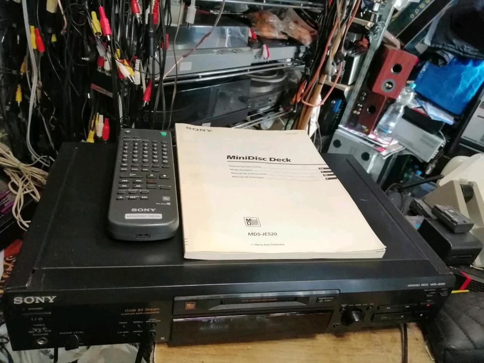 SONY MDS-JE520, MiniDisc-Deck, guter Zustand!!