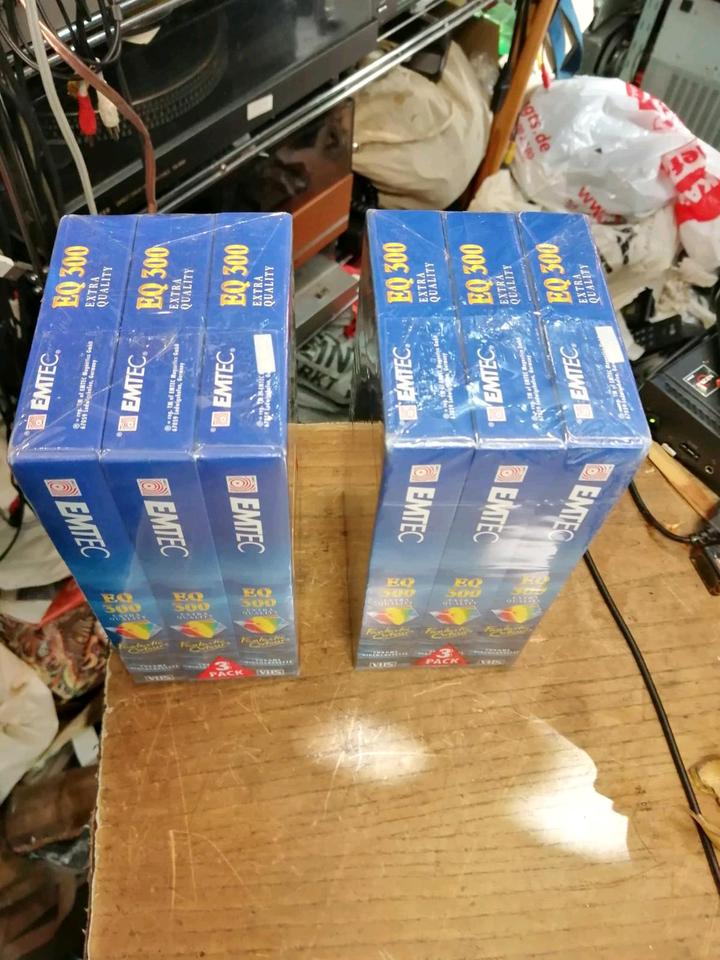 6 EMTEC EQ 300 Videocassetten, NEU und Originalverpackt!!!
