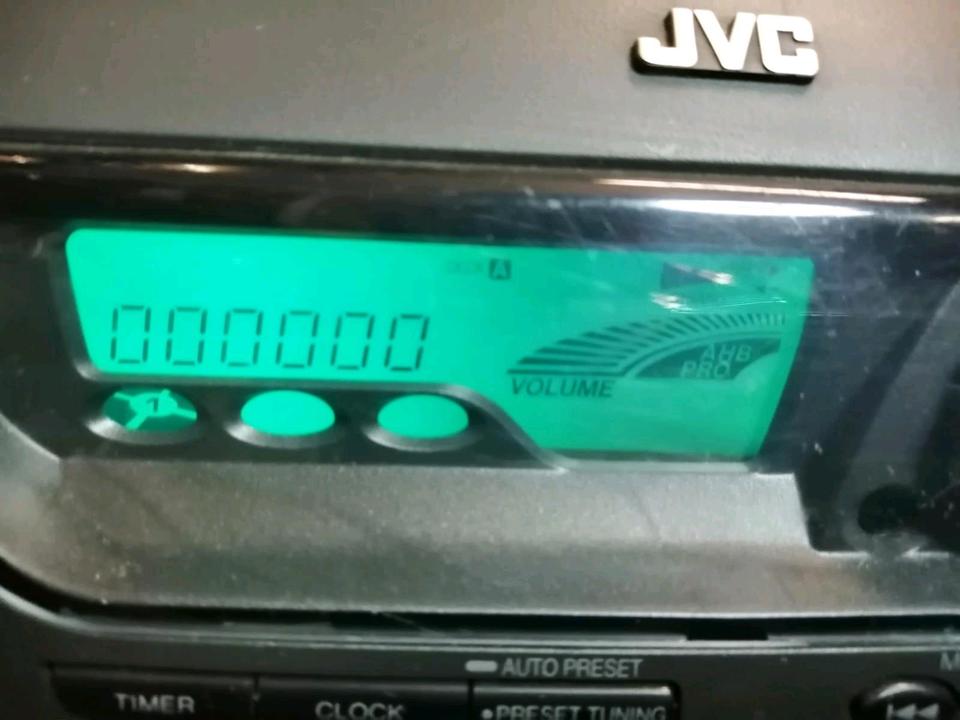 JVC RC-XC3BK, CD Portable System, DEFEKT!!