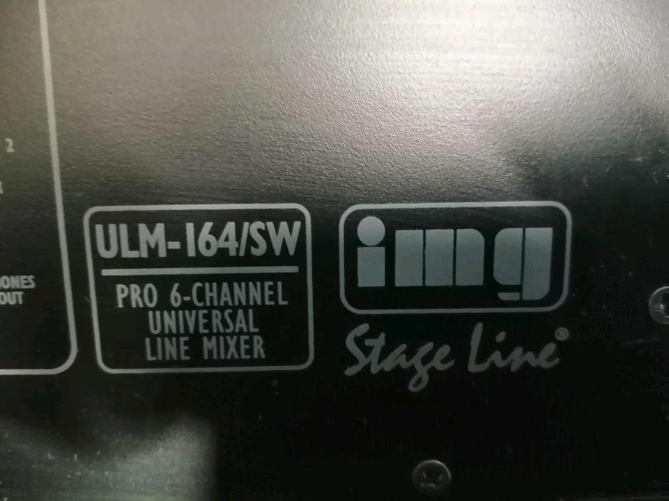 IMG STAGE LINE ULM 164, SW Mischpult!!!